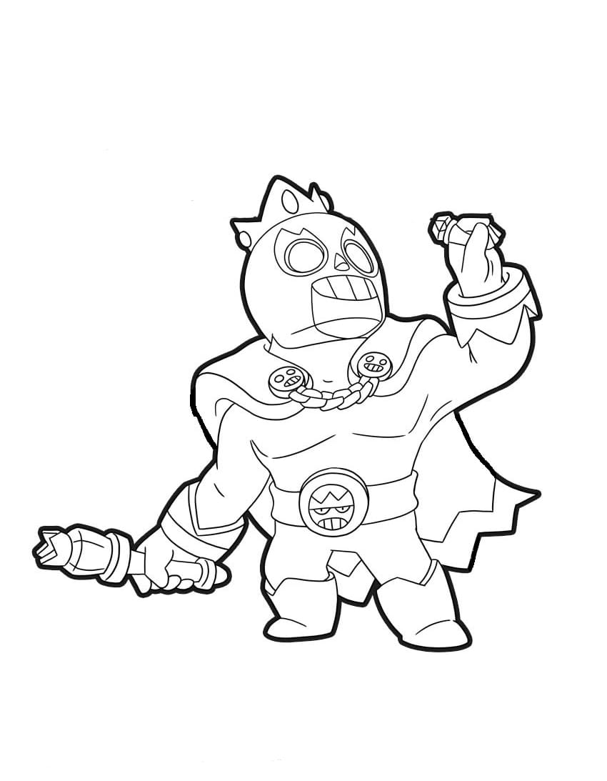 Brawl Stars kolorowanki